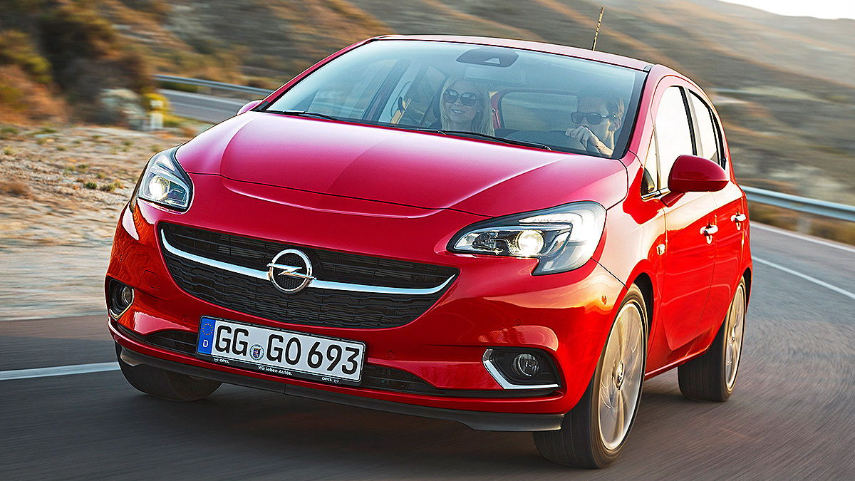 Opel Corsa текущего поколения.