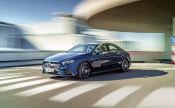 Самый маленький AMG-седан: полный привод и 306 л.с. MERCEDES-AMG A-klasse