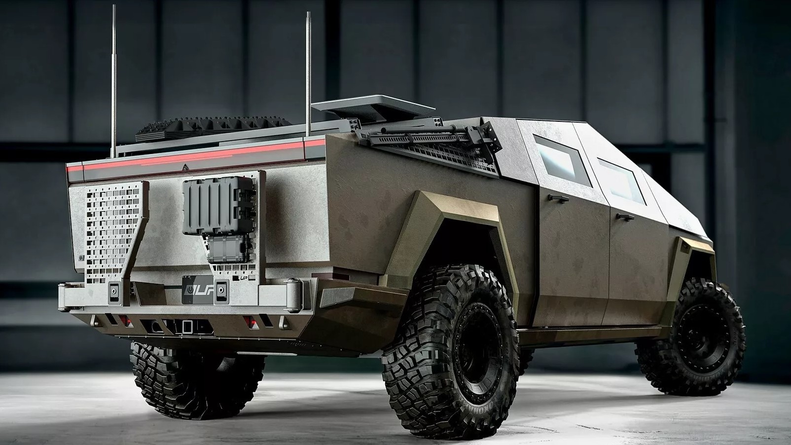 Military Tesla Cybertruck