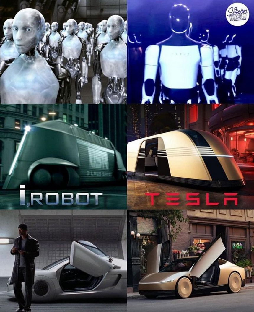 Tesla vs i Robot