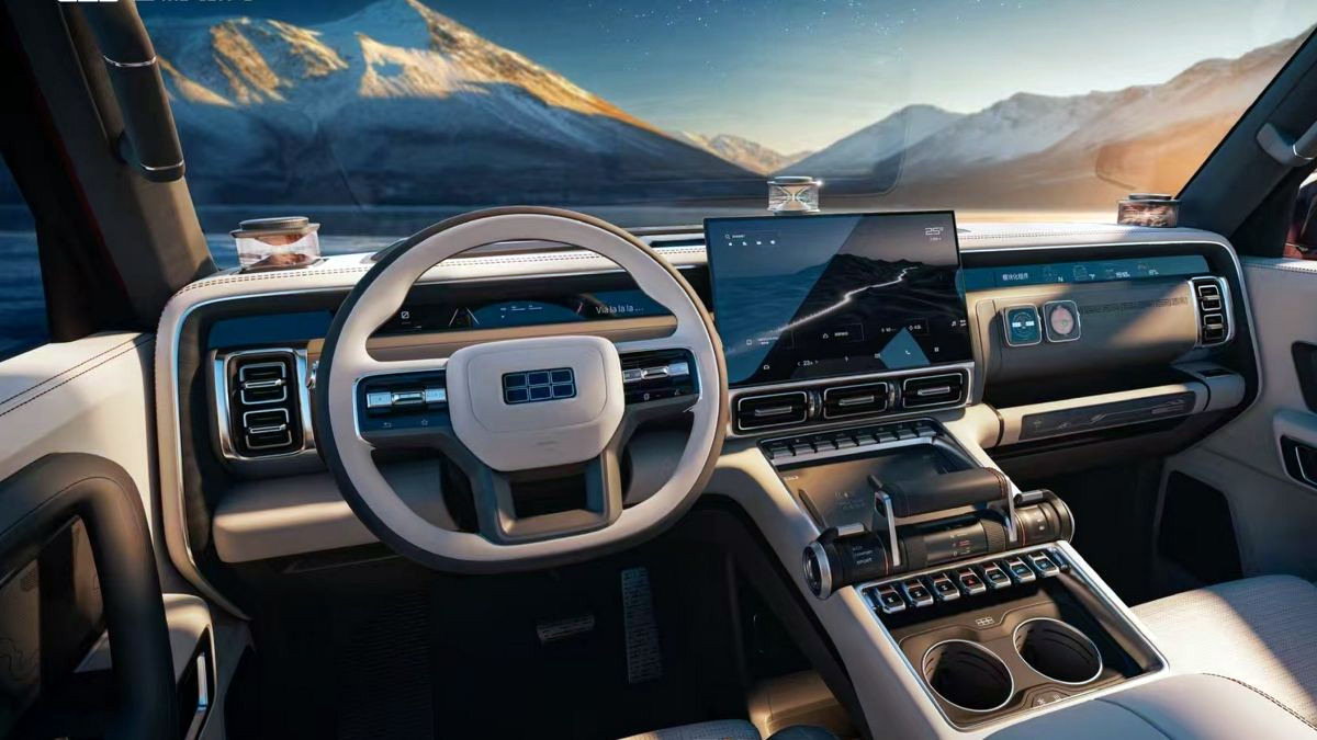 Салон концепту Geely Galaxy Cruiser