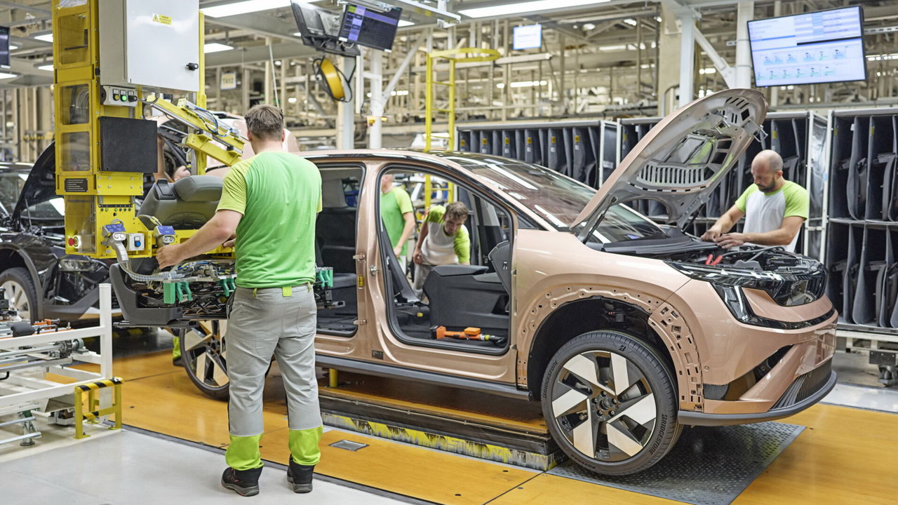 Skoda Peaq production