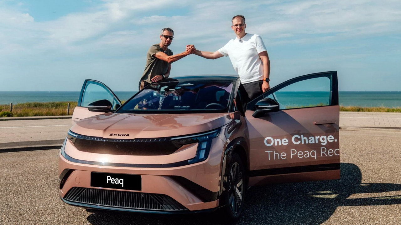 Skoda Peaq record