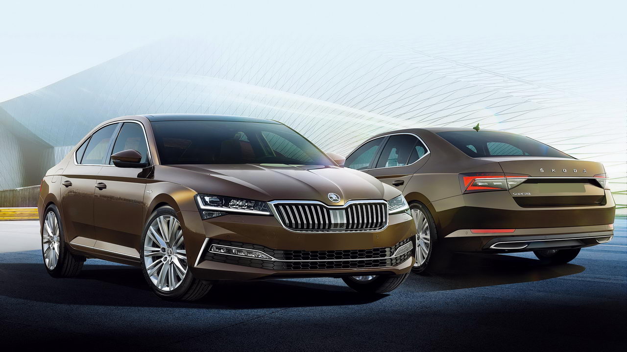 Новая Skoda Superb: нам светят матричные фары. Но светит ...