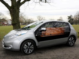 Nissan Leaf funeral