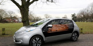 Nissan Leaf funeral