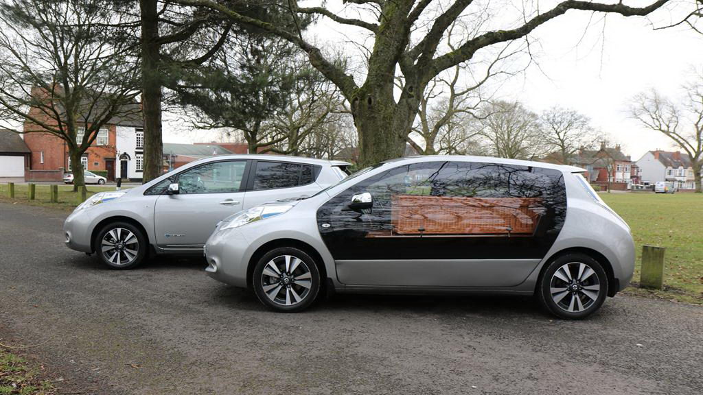Nissan Leaf funeral 