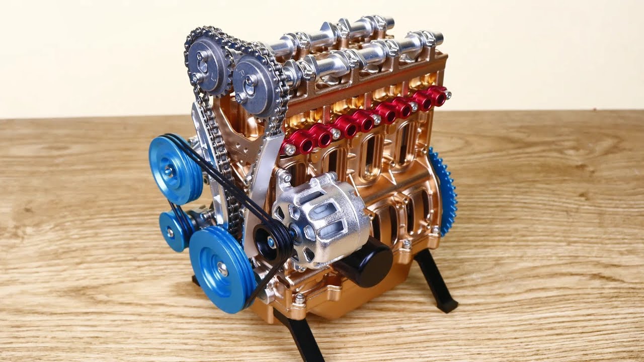 Конструктор двигатель. Мини двигатель 1000сс. 4 Cylinder Full Metal car engine Assembly. Двигатель 4 цилиндровый мини. Мини двигатель разборный.