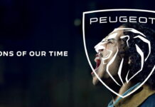 new PEUGEOT logo