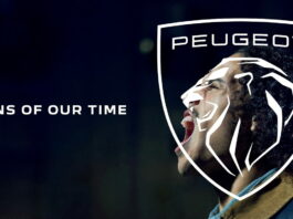new PEUGEOT logo