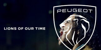 new PEUGEOT logo