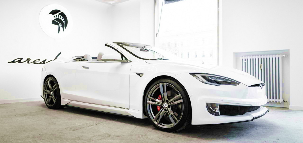 Tesla Model S cabrio