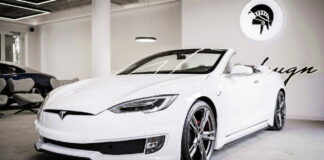 Tesla Model S cabrio