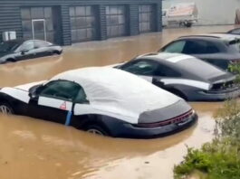 Porsche-Dealership-Flood