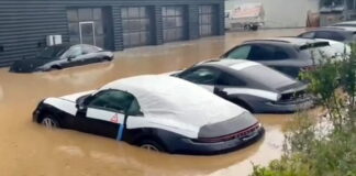 Porsche-Dealership-Flood