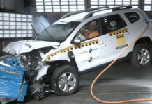 Renault Duster crash
