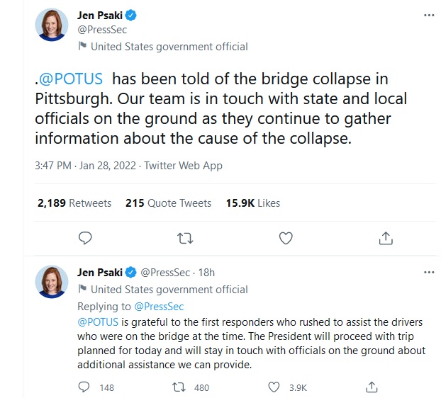 Pittsburgh Bridge Collapses