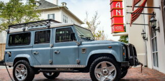 Land Rover Defender Tesla