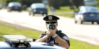 Police speed camera