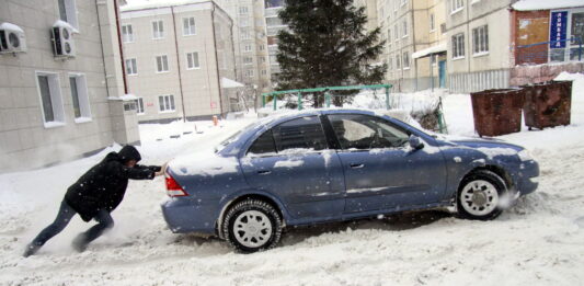 Авто взимку