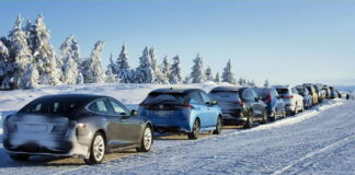 Електрокари взимку