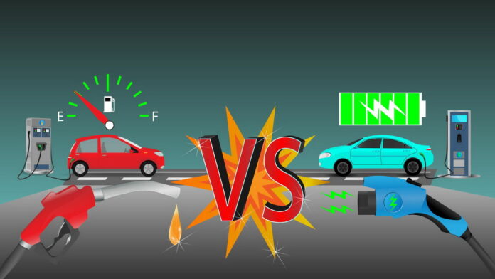 gas cars vs BEVs