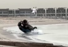 Toyota FJ Cruiser crash