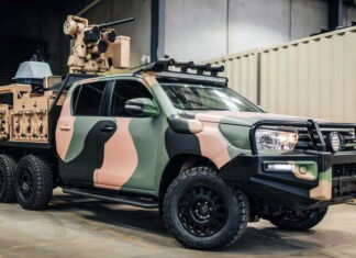 Toyota Hilux 6×6 Military Truck