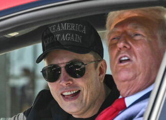 Trump Musk Tesla