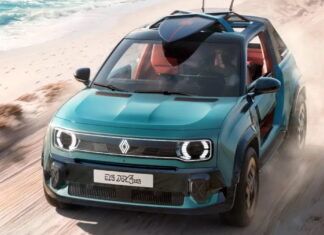 Назустріч літу: електромобіль Renault 4 перетворився на пляжний кросовер Renault R4 JP4x4