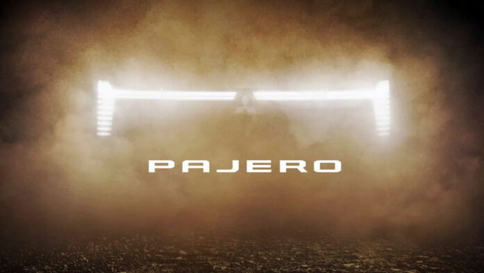 2027 Mitsubishi Pajero teaser 2027 Mitsubishi Pajero