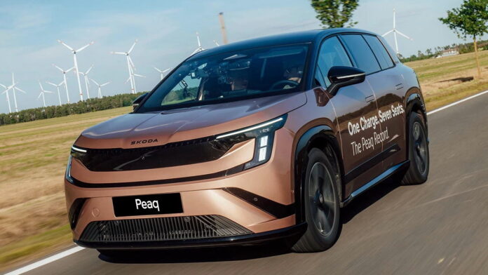 Skoda Peaq record